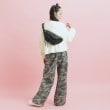 ピンク ラテ(PINK-latte)のダブルポケットリボン付きウエストバッグ3