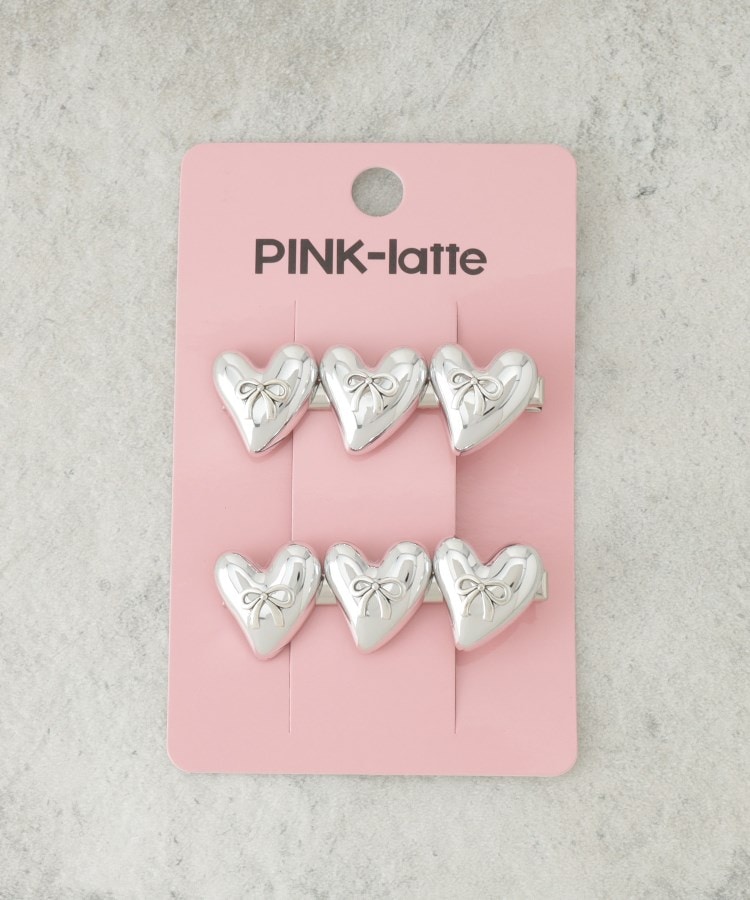 ピンク ラテ(PINK-latte)の2Pメタルヘアピン4