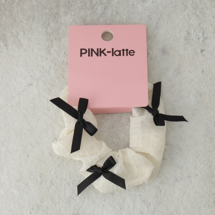 ピンク ラテ(PINK-latte)のリボンシュシュ ヘッドアクセサリー