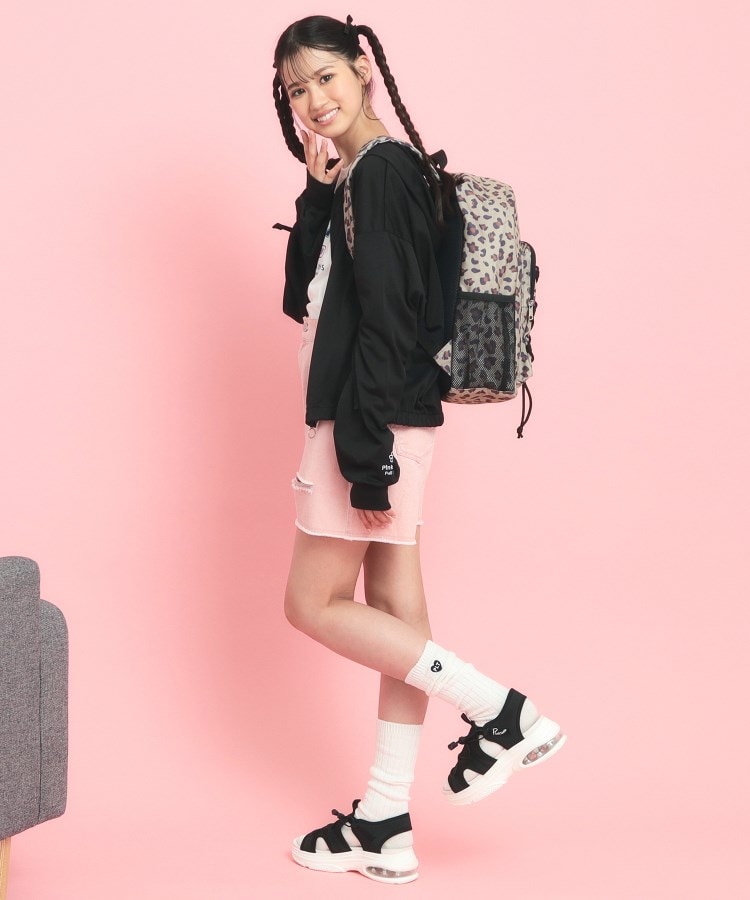 ピンク ラテ(PINK-latte)の【容量約20L】ドローコードリュック6