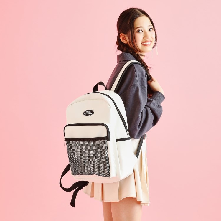ピンク ラテ(PINK-latte)のレザー調リュック リュック