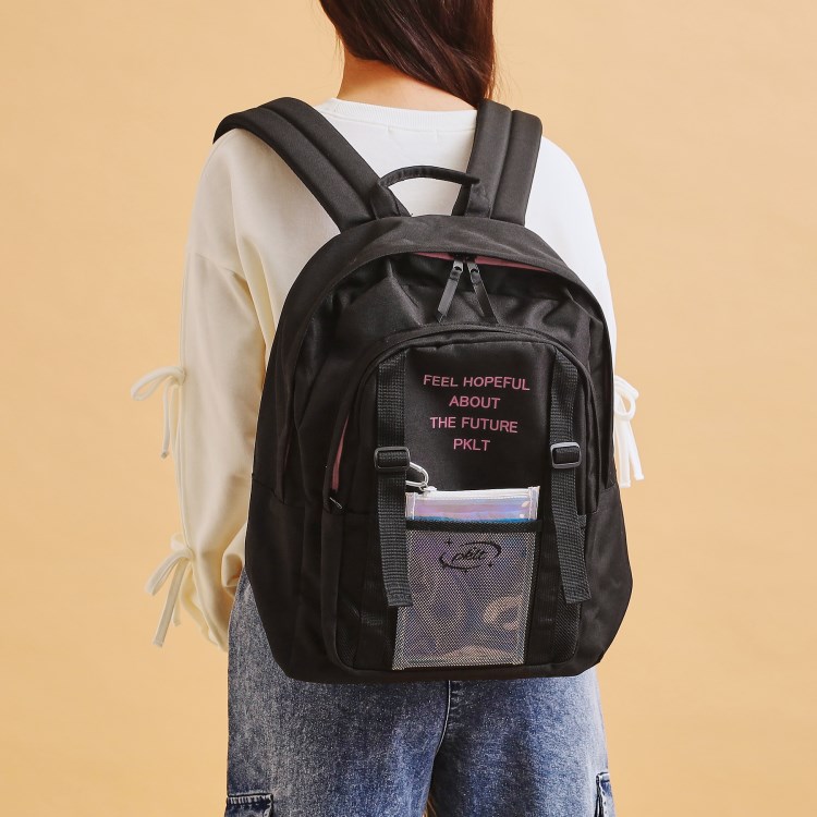 ピンク ラテ(PINK-latte)の【容量約29.5Ｌ】ミニポーチ付きリュック リュック