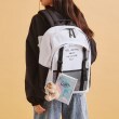 ピンク ラテ(PINK-latte)の【容量約29.5Ｌ】ミニポーチ付きリュック ホワイト(001)