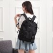 ピンク ラテ(PINK-latte)の【接触冷感／容量約21L】バックルリュック ブラック(019)