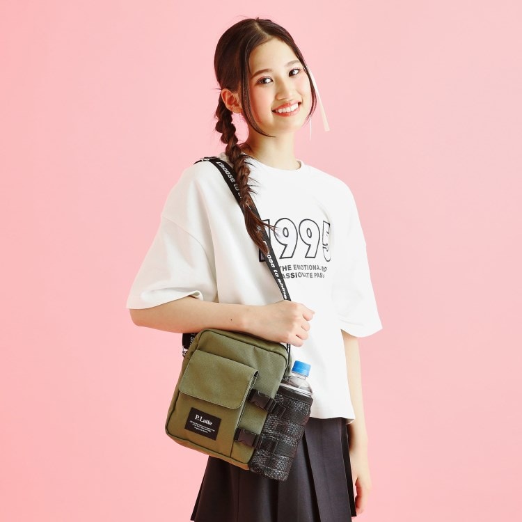 ピンク ラテ(PINK-latte)のボトルホルダー付きショルダーバッグ ショルダーバッグ