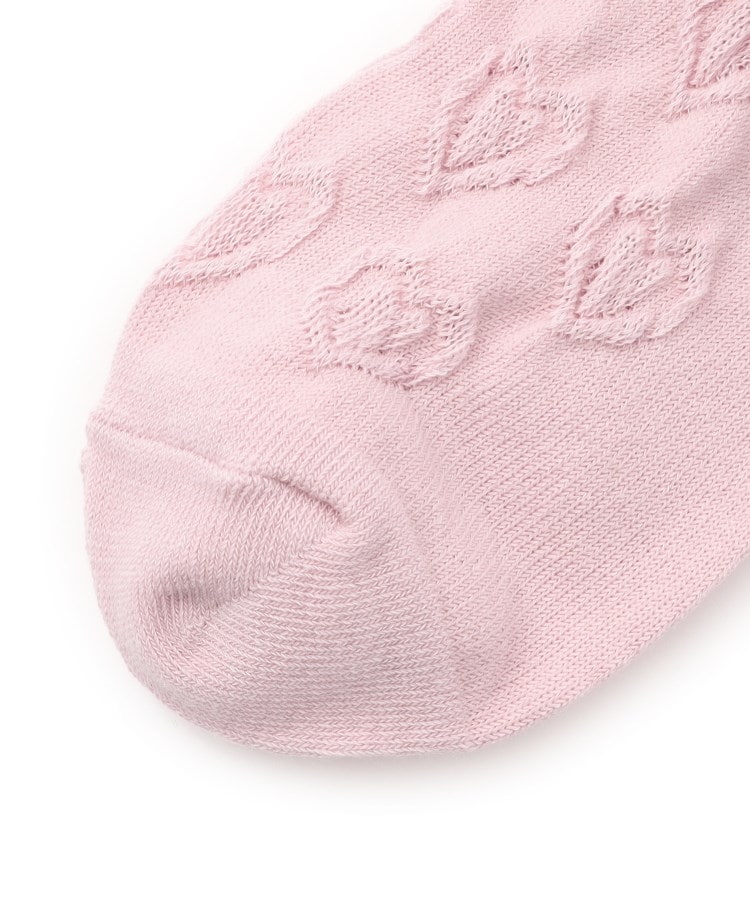 ピンク ラテ(PINK-latte)の【15cm丈】フロートハートソックス6