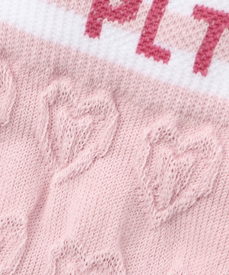 ピンク ラテ(PINK-latte)の【15cm丈】フロートハートソックス7