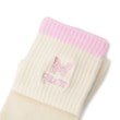 ピンク ラテ(PINK-latte)のバタフライ刺繍ショートソックス7