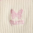 ピンク ラテ(PINK-latte)のバタフライ刺繍ショートソックス10