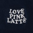ピンク ラテ(PINK-latte)の【36cm丈】ロゴ刺繍ハイソックス9