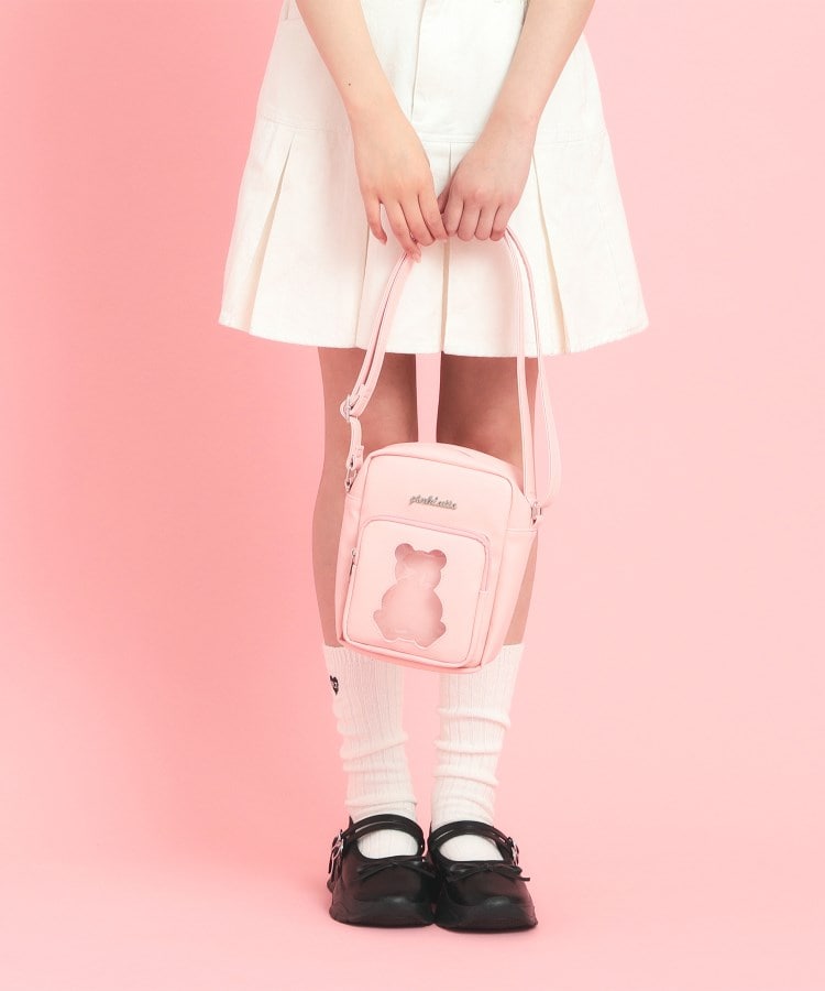 くまちゃんショルダーバッグ(ショルダーバッグ) | PINK-latte くまちゃんショルダーバッグ(ショルダーバッグ) | PINK-latte