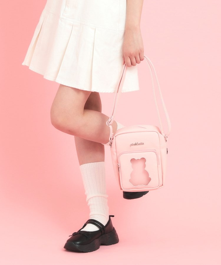 くまちゃんショルダーバッグ(ショルダーバッグ) | PINK-latte くまちゃんショルダーバッグ(ショルダーバッグ) | PINK-latte