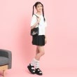 ピンク ラテ(PINK-latte)のハートバックルPVCショルダーバッグ4