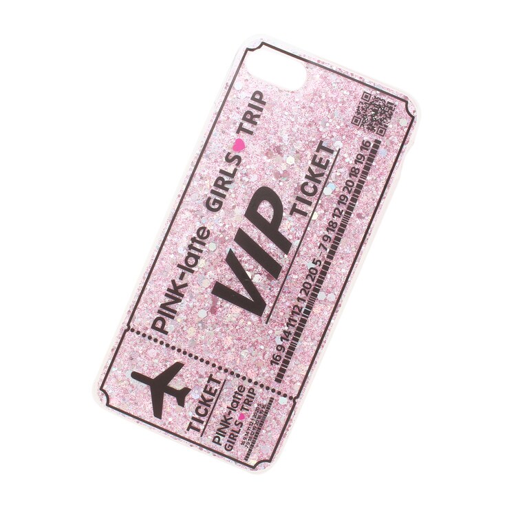 ピンク ラテ(PINK-latte)のチケットラメiPhoneケース スマホケース