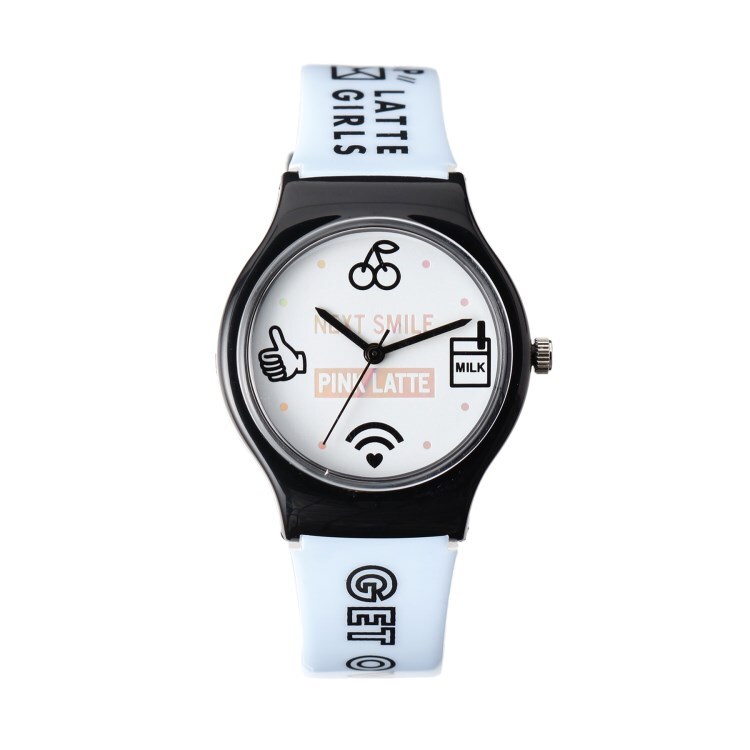ピンク ラテ(PINK-latte)のロゴベルトウオッチ（アイコン） 腕時計