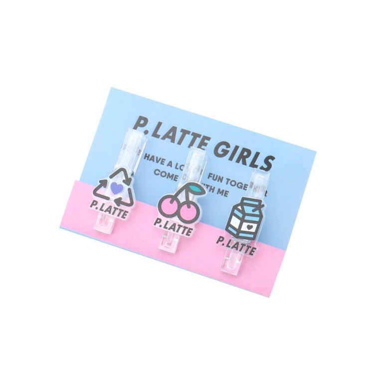 ピンク ラテ(PINK-latte)のアクリルクリップ 文具