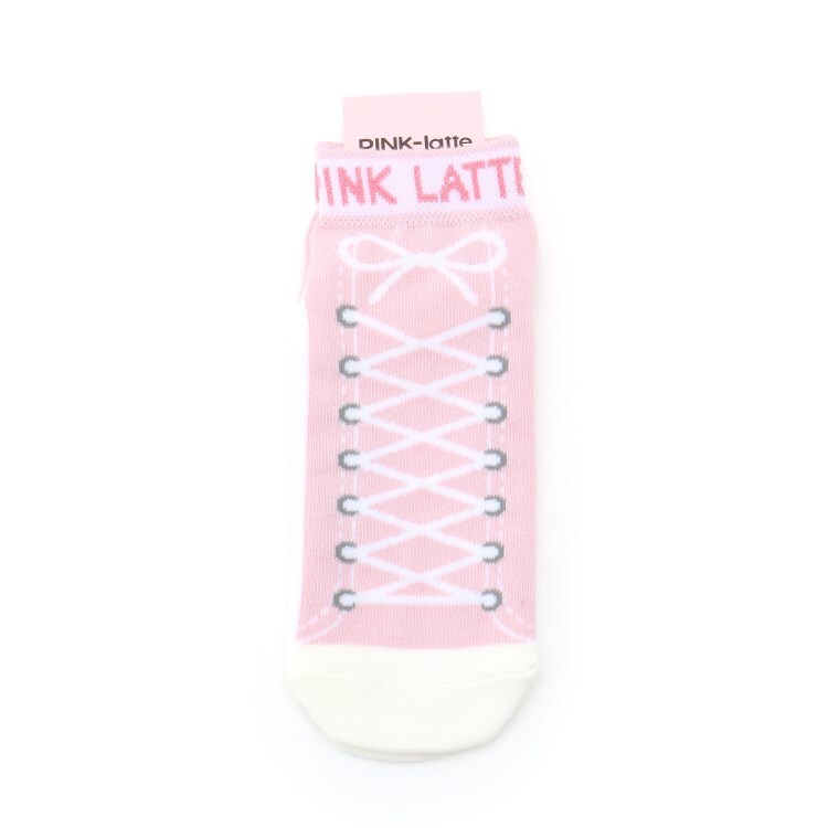スニーカー柄ソックス ソックス Pink Latte ピンク ラテ ワールド オンラインストア World Online Store