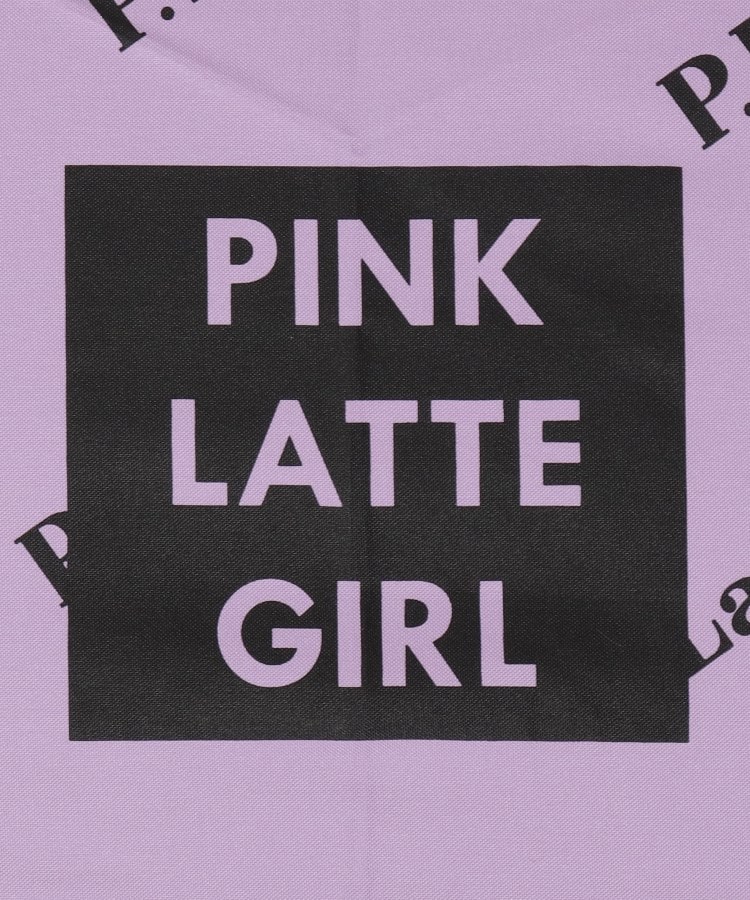 ピンク ラテ(PINK-latte)のロゴプリント 折り畳み傘4