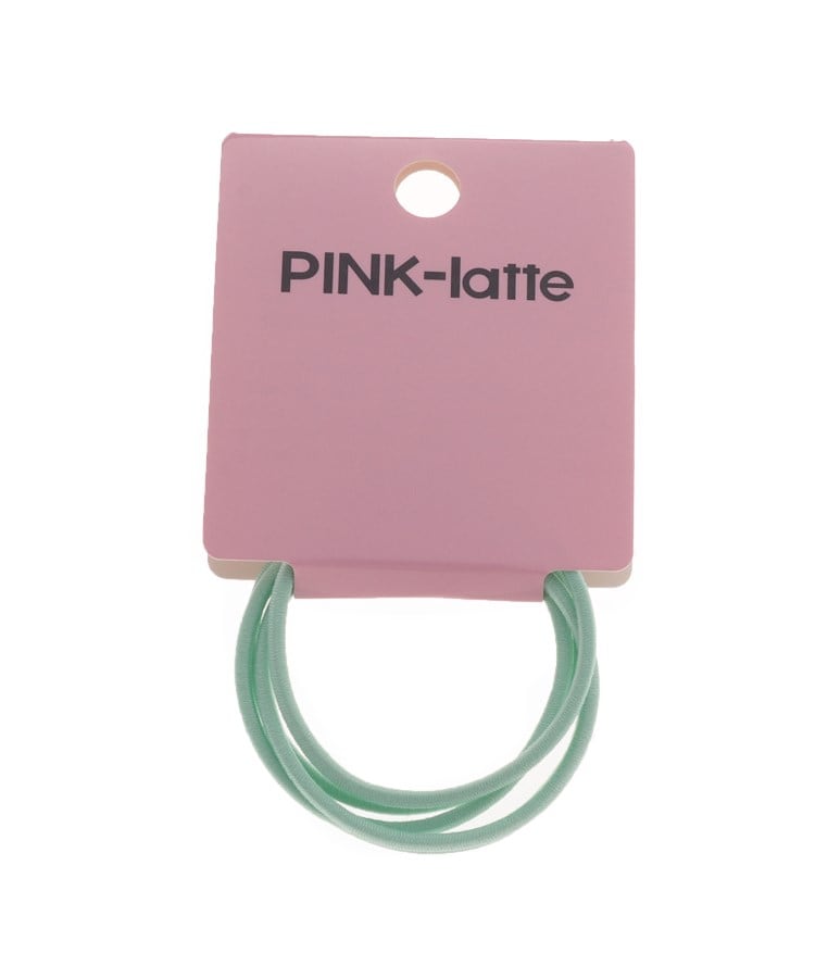 ピンク ラテ(PINK-latte)のヘアゴム5本SET ライトグリーン(021)