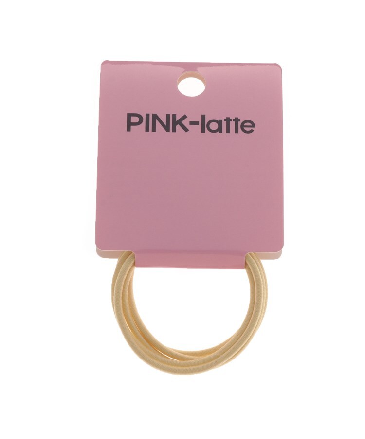 ピンク ラテ(PINK-latte)のヘアゴム5本SET レモンイエロー(031)