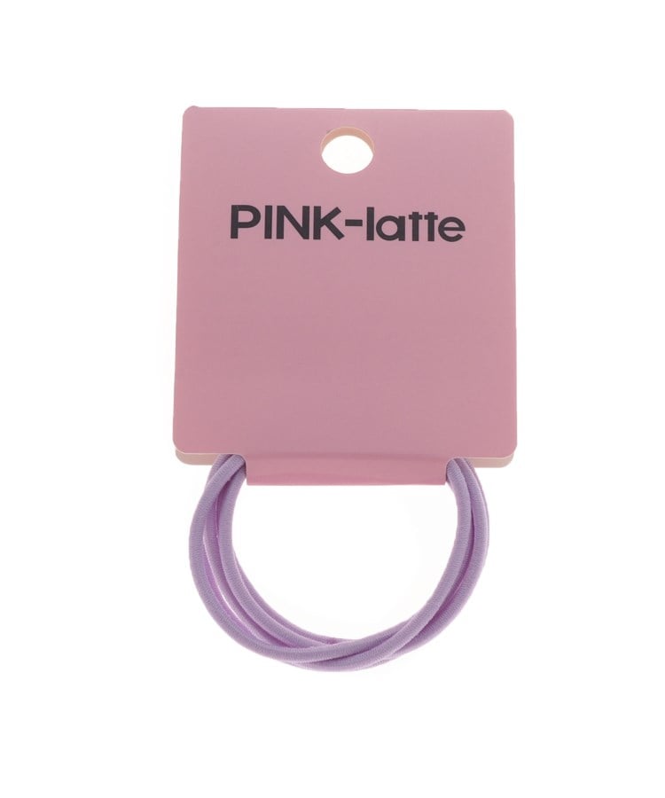 ピンク ラテ(PINK-latte)のヘアゴム5本SET ライトパープル(081)