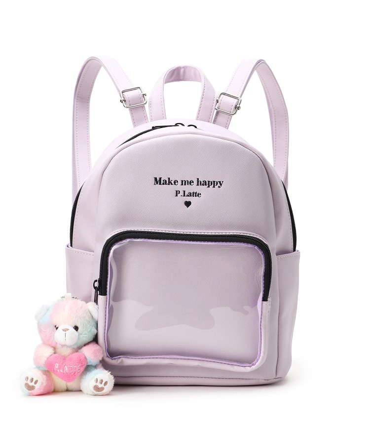 ぬいぐるみ付ミニリュック リュック Pink Latte ピンク ラテ ワールド オンラインストア World Online Store