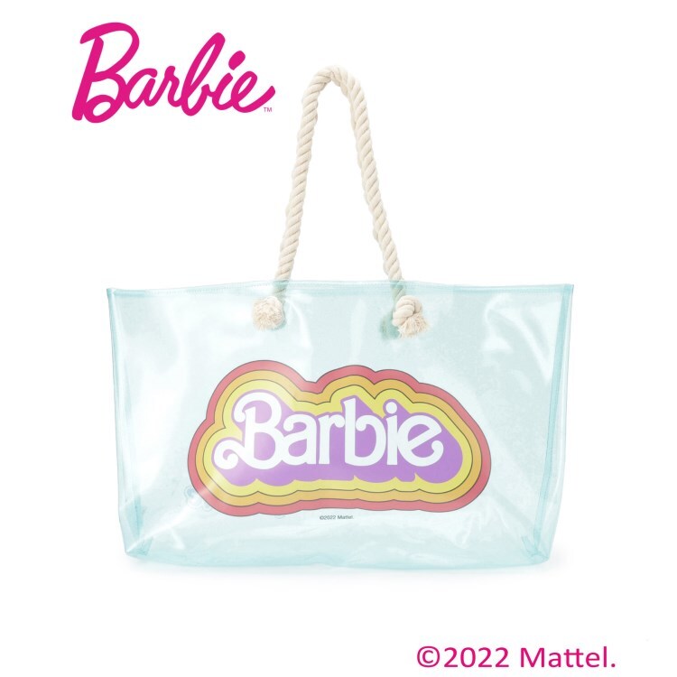 ピンク ラテ(PINK-latte)の【Barbie/バービー】クリアトートバック/プールバック