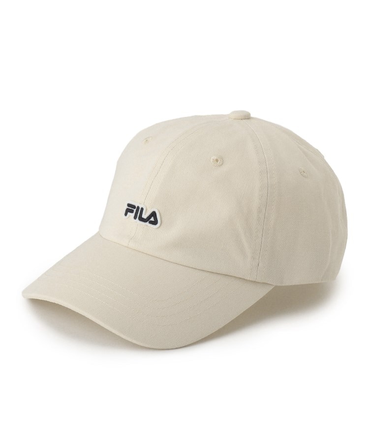 ＜WORLD＞ PINK-latte(ピンク ラテ) 【FILA】フェルトロゴキャップ画像