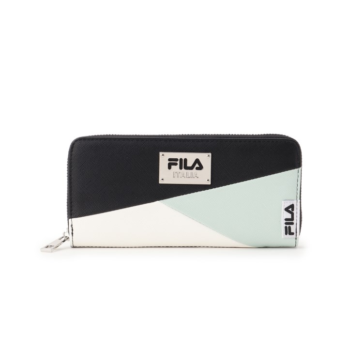 ピンク ラテ(PINK-latte)の【FILA】配色切り替え長財布 財布