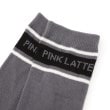 ピンク ラテ(PINK-latte)のラインロゴニーハイソックス4