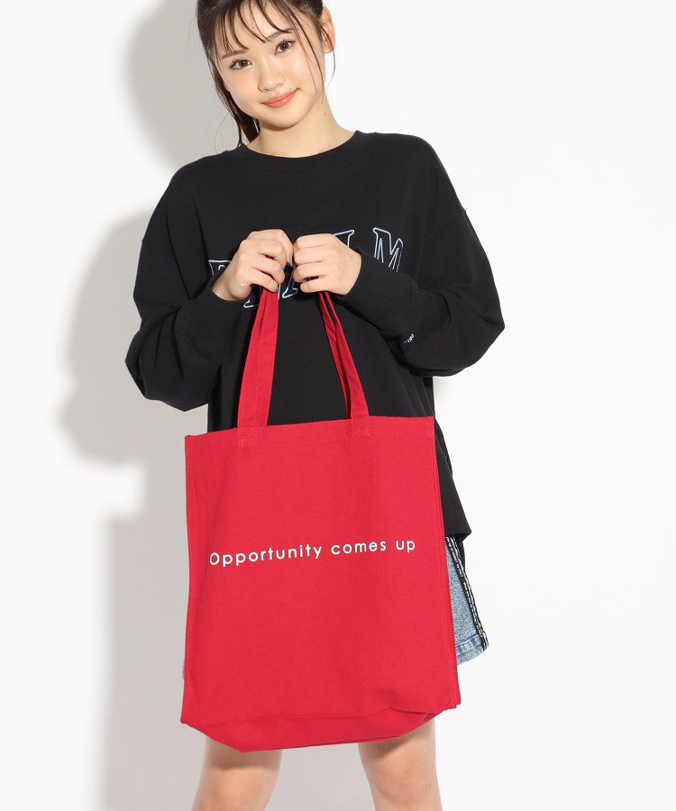 アジョリー】赤やピンクの服にピッタリトートバッグ|ファッション アジョリー】赤やピンクの服にピッタリトートバッグ|ファッション
