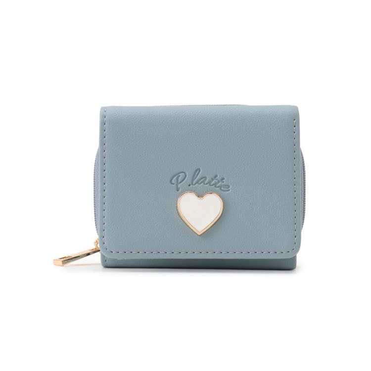 ピンク ラテ(PINK-latte)のハートモチーフミニ財布 財布