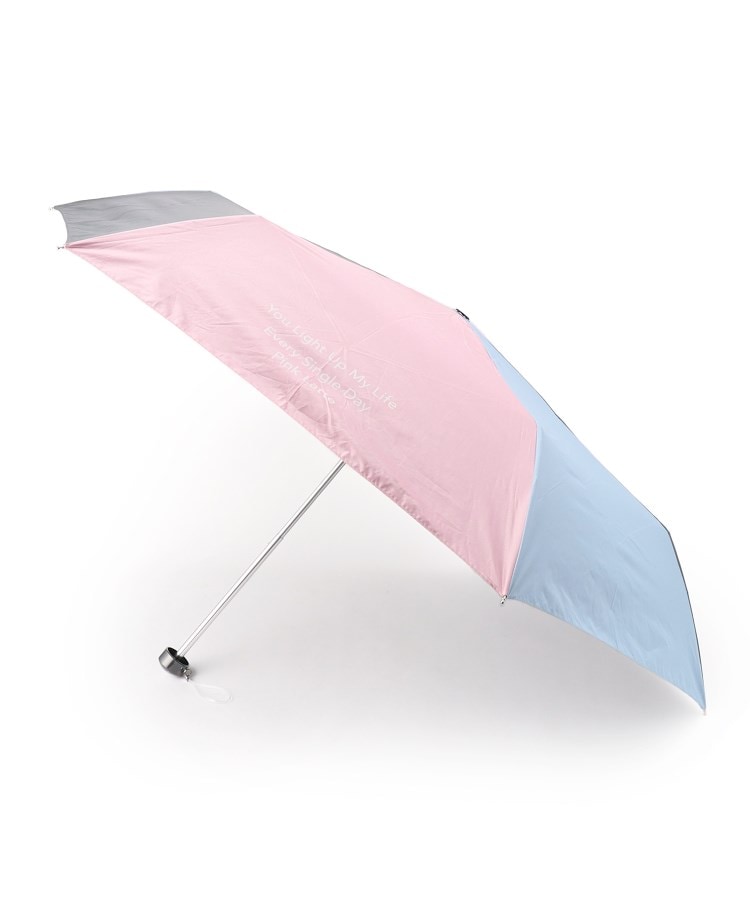 ピンク ラテ(PINK-latte)の【晴雨兼用/UV】遮蔽率99.9％以上折り畳み傘 ベビーピンク(171)
