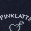 ピンク ラテ(PINK-latte)のラインワンポイントロゴ51㎝ニーハイ5