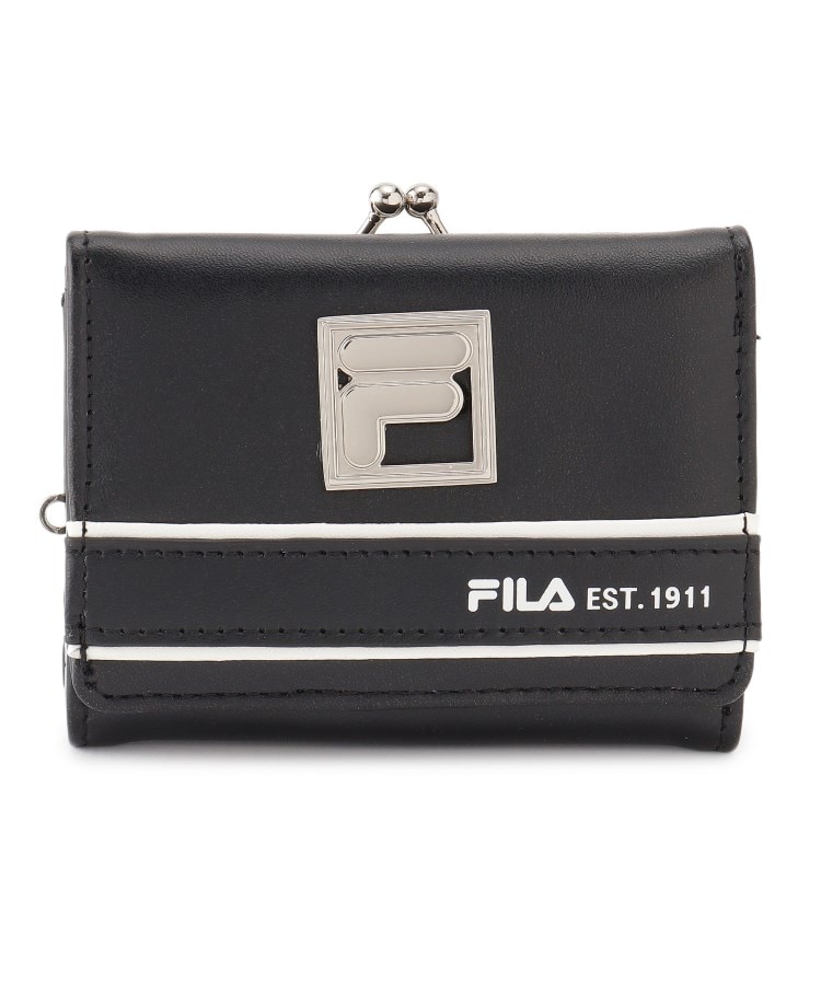 【FILA】グラデブローチがま口コンパクト フェンディ ガマ口 コンパクト 財布 ピンク