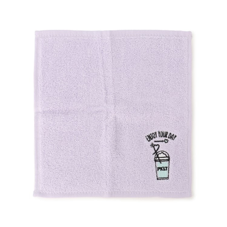 ピンク ラテ(PINK-latte)の刺繍入りミニタオル ハンカチ・ハンドタオル