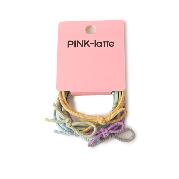 ピンク ラテ(PINK-latte)のヘアゴム5本セット ヘッドアクセサリー