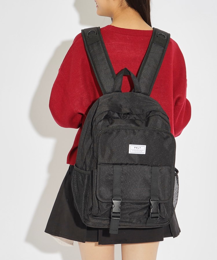 スクールグッズ容量約23L】フロントかぶせポケットバックパック スクールグッズ容量約23L】フロントかぶせポケットバックパック