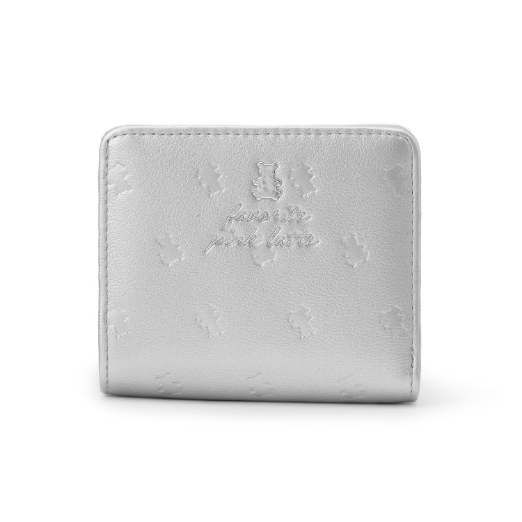 ピンク ラテ(PINK-latte)のくま型押しラウンドファスナー財布 財布