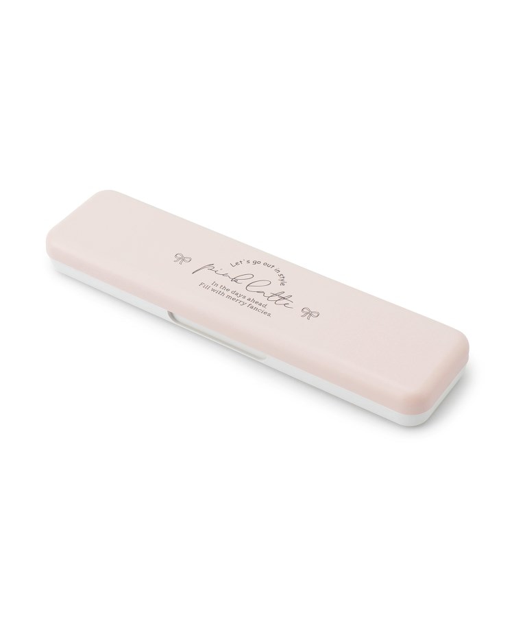 ピンク ラテ(PINK-latte)の【ケース付き】お箸＆スプーンセット ピンク(071)