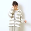 シューラルー/ライフグッズ(SHOO・LA・RUE /LIFE GOODS)のふわもこフルジップパーカ（ボーダー）4