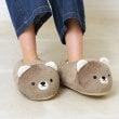 シューラルー/ライフグッズ(SHOO・LA・RUE /LIFE GOODS)の【シューラズー】ルームシューズ ブラウン(042)