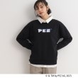 シューラルー/ライフグッズ(SHOO・LA・RUE /LIFE GOODS)の【PEZ】裏毛スウェット ブラック(019)