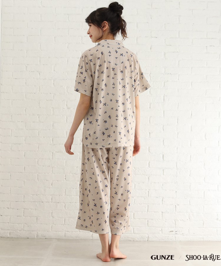 ＧＵＮＺＥ】寝返りのしやすさを考えたパジャマ（半袖７分丈パンツ 