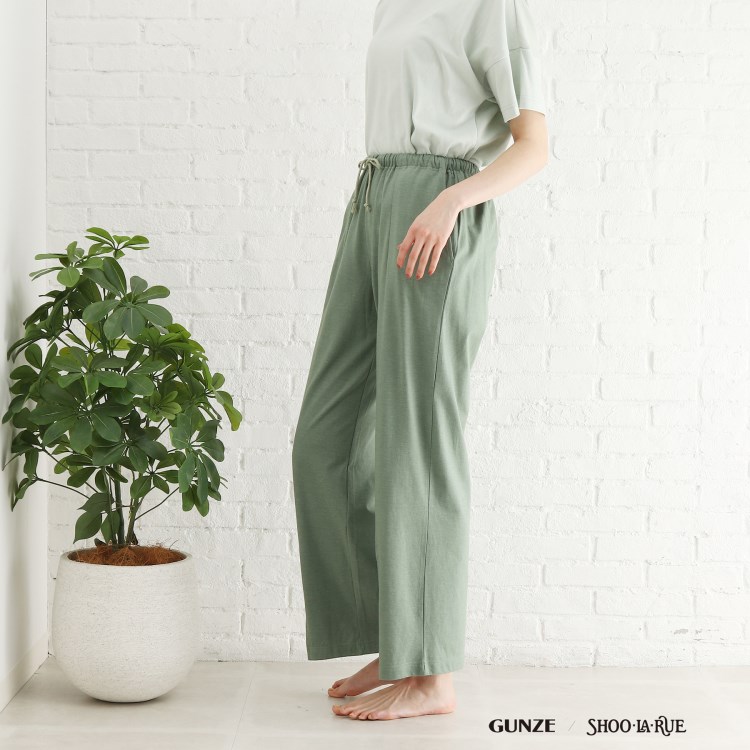 シューラルー/ライフグッズ(SHOO・LA・RUE /LIFE GOODS)の【GUNZE】ソフトなゴム使用ウエストらくちんパンツ パンツ(単品)