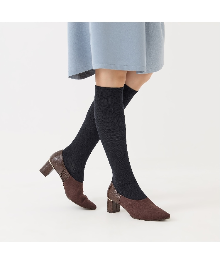 シューラルー/ライフグッズ(SHOO・LA・RUE /LIFE GOODS)の【GUNZE】ゆる着圧ソックス（ひざ下）9