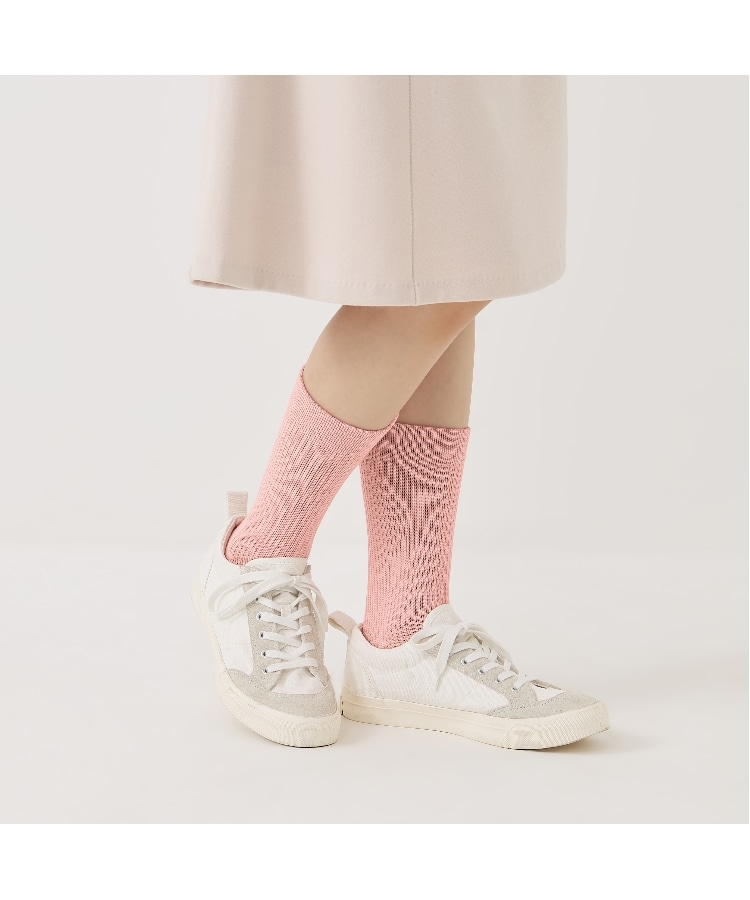 シューラルー/ライフグッズ(SHOO・LA・RUE /LIFE GOODS)の【GUNZE】ゆる着圧リブソックス（レギュラー丈）14
