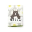 シューラルー/ライフグッズ(SHOO・LA・RUE /LIFE GOODS)のHELLOBEARタオルハンカチ グレー(012)