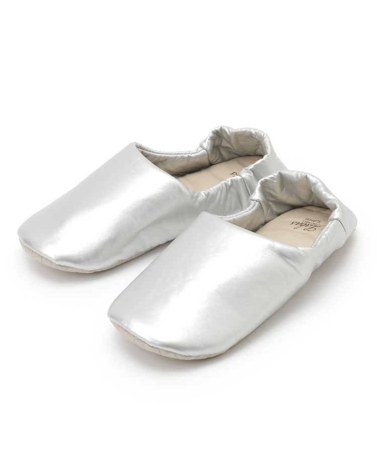シューラルー/ライフグッズ(SHOO・LA・RUE /LIFE GOODS)のLabasポータブルスリッパ（M） シルバー(006)