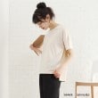 シューラルー/ライフグッズ(SHOO・LA・RUE /LIFE GOODS)の【GUNZE】睡眠専用Tシャツ「寝るT」sweet　label（半袖） アイボリー(004)